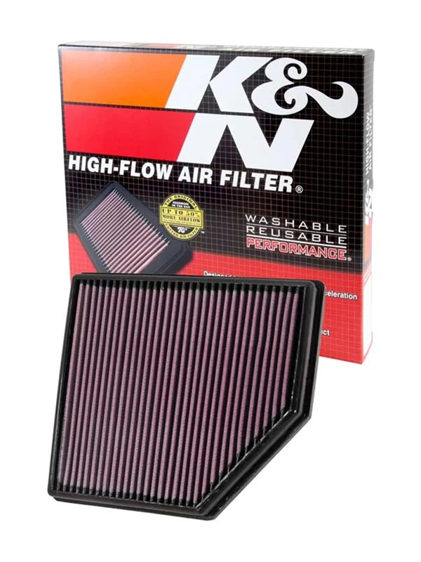 K&N Engine Air Filter: High Performance, Premium, Washable, Panel Filter: 2006-2016 (S60, V60, XC60, S60 II, S80, S80L, V70 II, V70 III, XC 70, XC 70 II), 33-2418