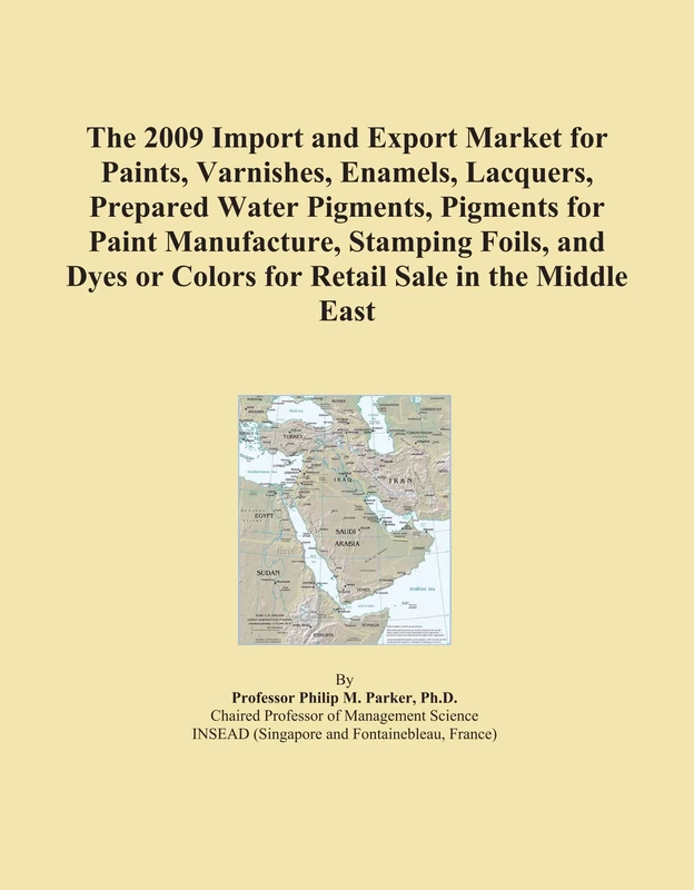 The 2009 Import and Export Market for Paints, Varnishes, Enamels, Lacquers, Prepared Water Pigments, Pigments for Paint Manufacture, Stamping Foils, ... or Colors for Retail Sale in the Middle East