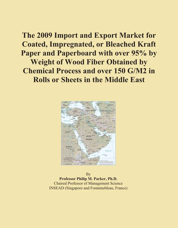 The 2009 Import and Export Market for Coated, Impregnated, or Bleached Kraft Paper and Paperboard with over 95% by Weight of Wood Fiber Obtained by ... G/M2 in Rolls or Sheets in the Middle East