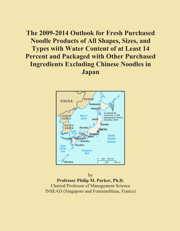 The 2009-2014 Outlook for Fresh Purchased Noodle Products of All Shapes, Sizes, and Types with Water Content of at Least 14 Percent and Packaged with ... Excluding Chinese Noodles in Japan