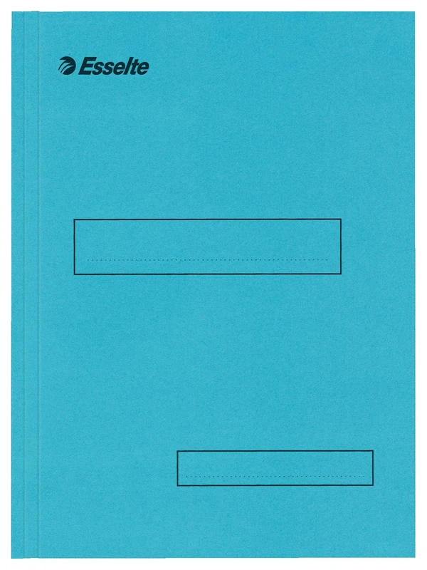 Esselte Folders with 2 Flaps for Filing Cabinets 160 g Box of 100 Blue