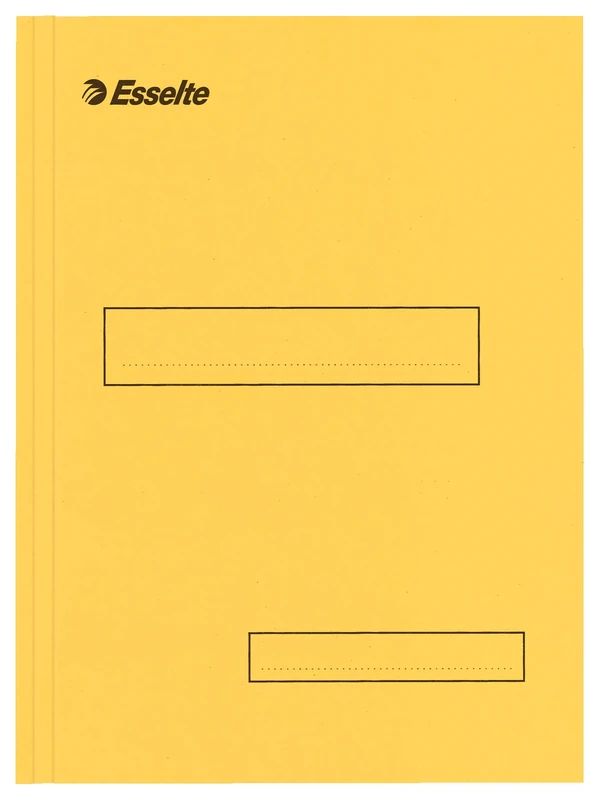 Scor Esselte Pack of 100 Suspension Files for Filing Cabinets 160g with 2 Flaps Yellow