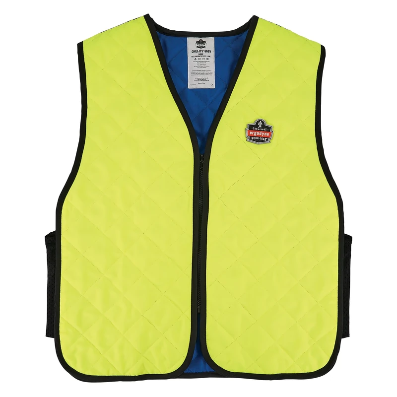 Ergodyne Chill-Its 6665 Evaporative Cooling Vest - Lime, X-Large