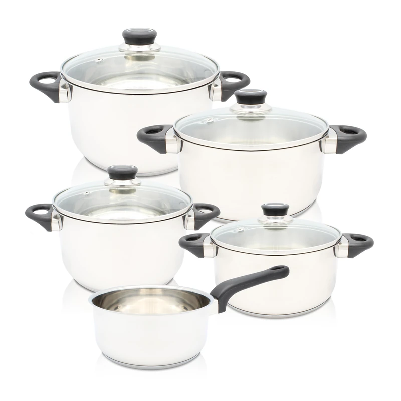 Karl Kruger 5 Pieces Apollo Stainless Steel Set