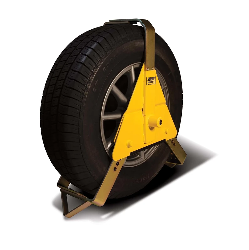 Maypole 10"-14" Heavy Duty Triangular Wheel Clamp Security for Trailers, Caravans, Cars, Vans, Horseboxes, Motorhomes