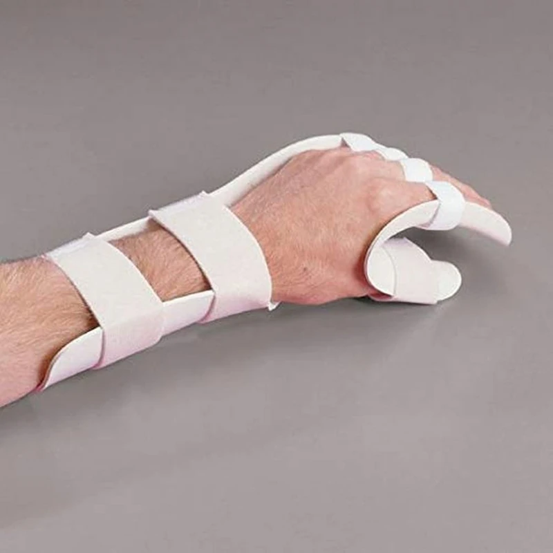 Rolyan Functional Position Splint with Slit Strap and Buckle, Size Small, Left Hand/Wrist Support Polyform