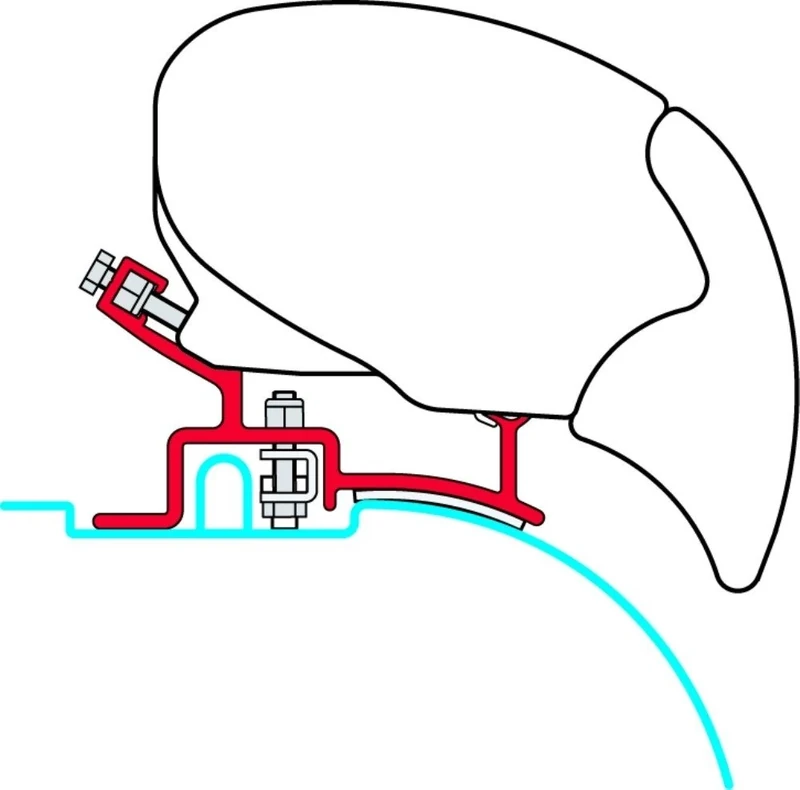 Fiamma Adapter Fiat Ducato ab 06/2006