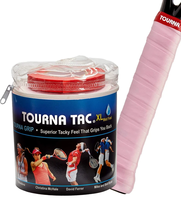 Unique Tourna Tac Tour Overgrip (Pack of 30) - Pink, One Size/X-Large