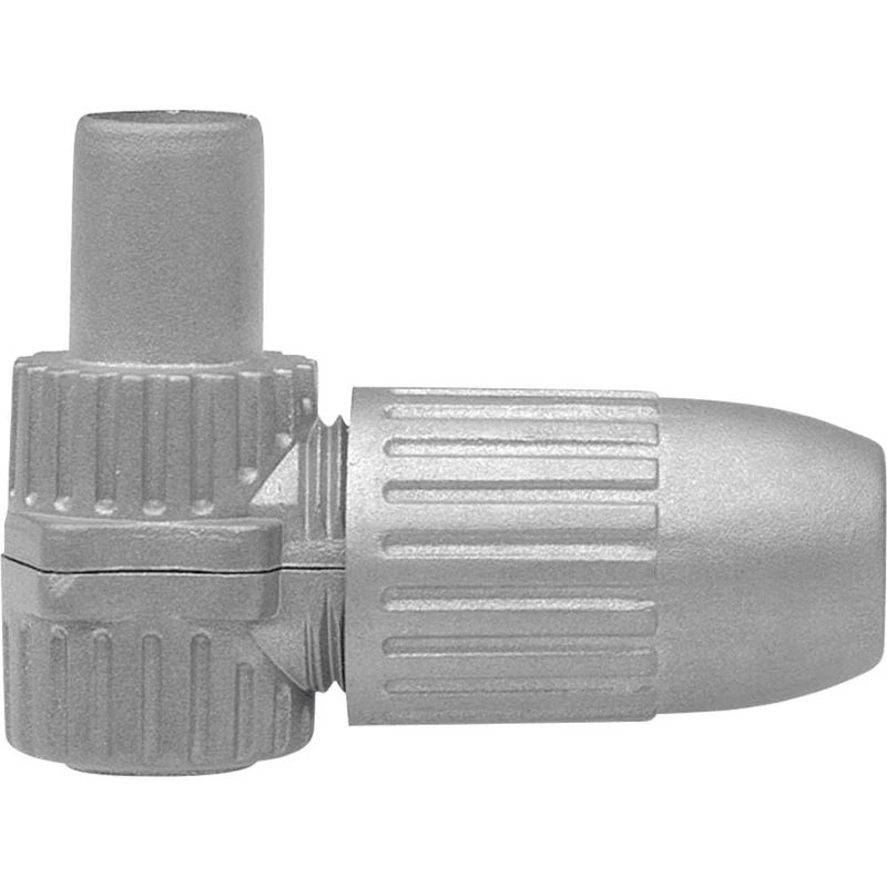 Axing CKS 4-00 high-Shielded IEC Angled Plug male connector in Cast Housing for coaxial cable
