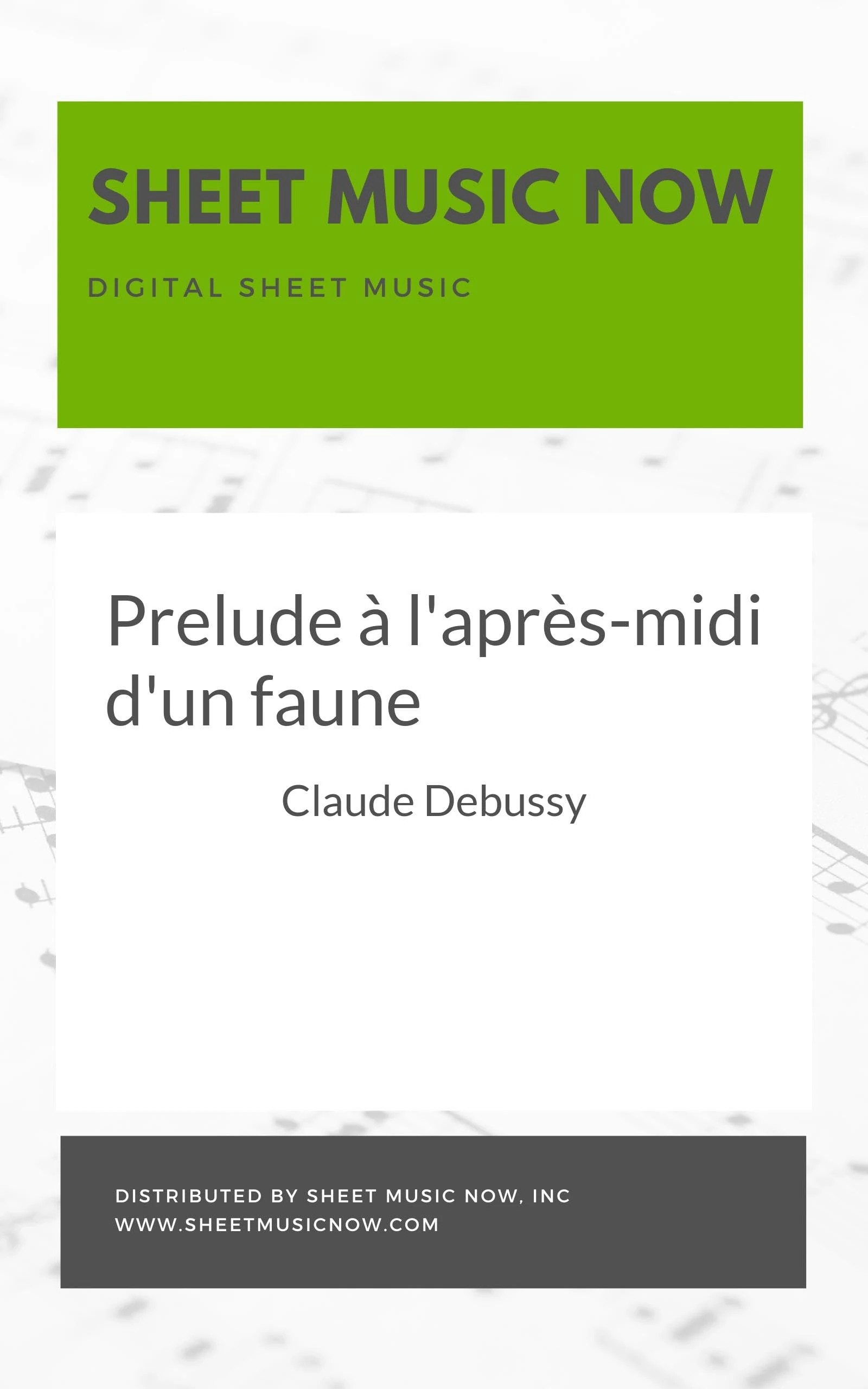 Prelude à l'après-midi d'un faune