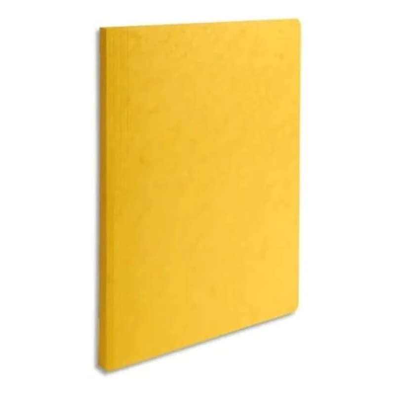 Exacompta - Ref 11506H - Square Cut Document Folders - 240 x 320mm in Size, Suitable for Storing A4 Documents, 225gsm Premium Pressboard - Yellow (Pack of 50)