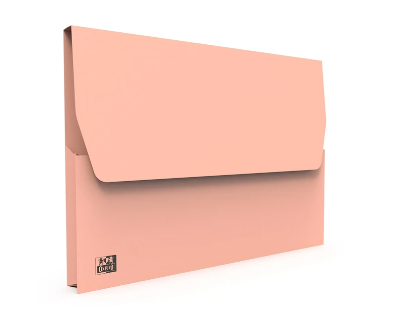 Hamelin 48690 Fast VIP x 232 mm 240 g Pocket Document Folder A4 Gusset 30 mm Pastel Pink Pack of 50