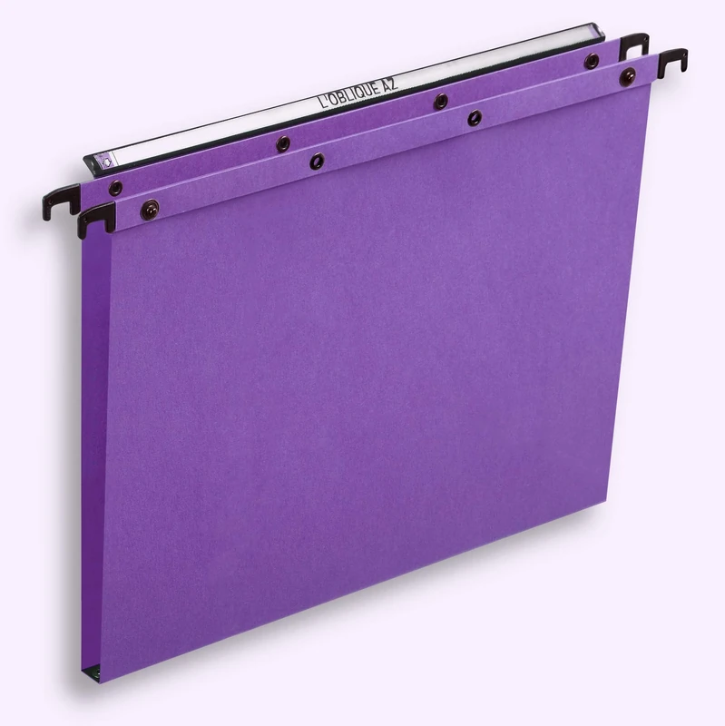 Elba 100330291 Suspension File A4 15 mm Base Kraft Paper Pack of 25 Lilac