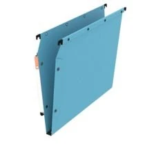 L 'Oblique AZ Box of 25 Suspension Files for AZ AZV Blue A4 15 mm Base Blue