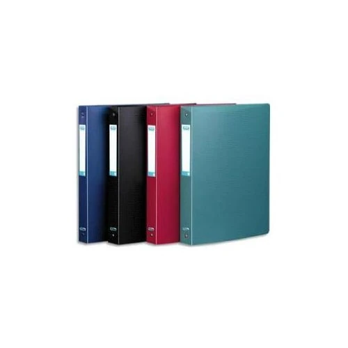 Elba Memphis Ring Binder 95514 5/10 20 mm Spine 4 Rings Touch Label Back Polypropylene Assorted Colours
