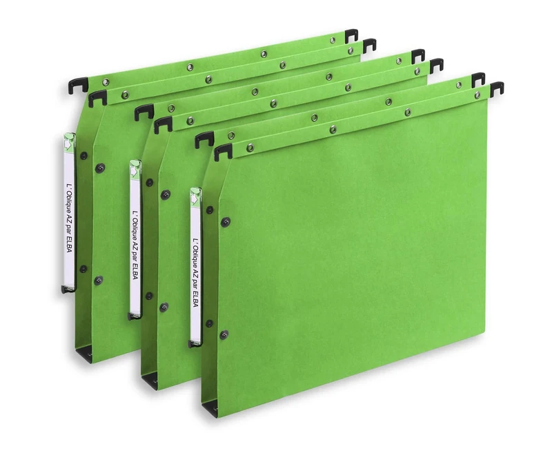 loblique Dossiers suspendus AZV Pour armoire, Fond 30