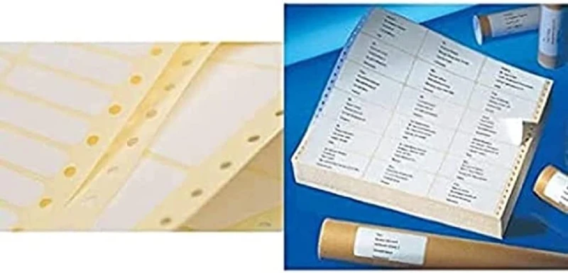 - t 4811-500-3000 adhésives. AVERY Computer Labels 125 x 48.8 mm-Matrix Printers