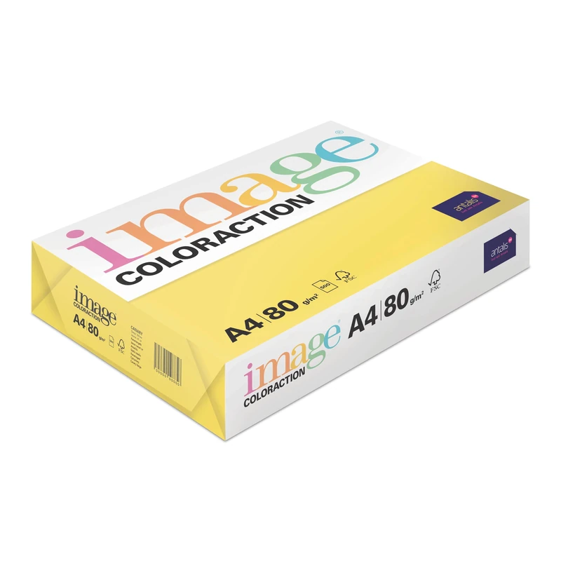 Coloraction A4 Paper - Deep Yellow (Pack of 500)