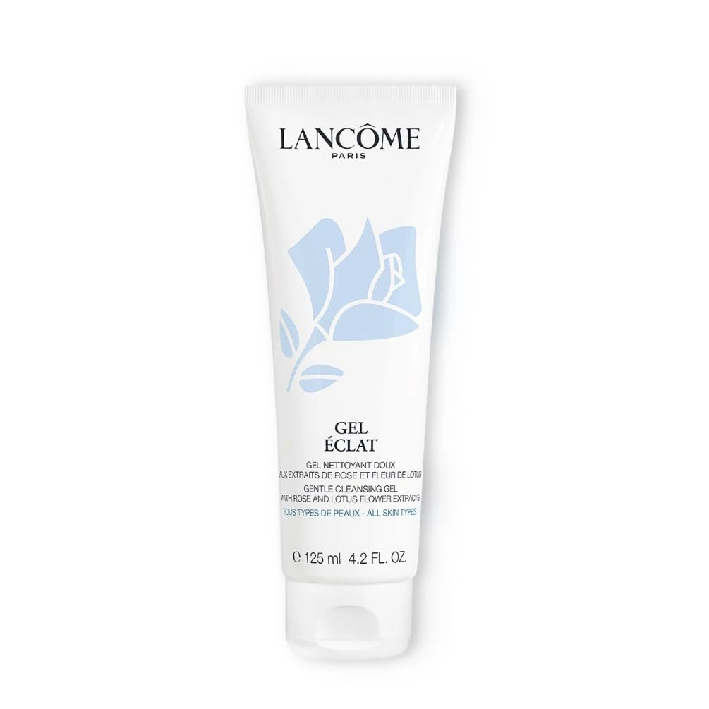 Lancôme Gel Eclat Foaming Cleanser - Clarifying & Hydrating Face Wash for All Skin Types, 125ml