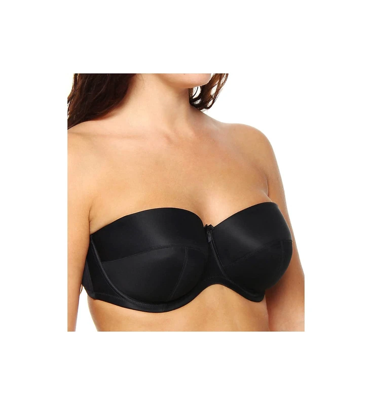 Panache Women's Evie Strapless Bra Black 5320 Strapless 30DD