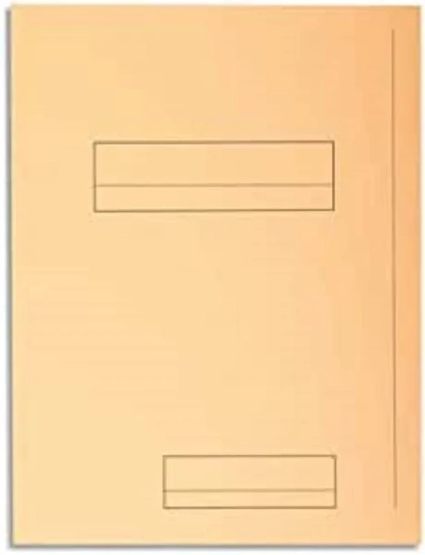 Exacompta - Ref 335002E - Super 210 Printed 2-Flap Folders - 240 x 320mm in Size, Suitable for Holding A4 Documents, 210gsm Card, Pre-Printed - Buff (Pack of 50)