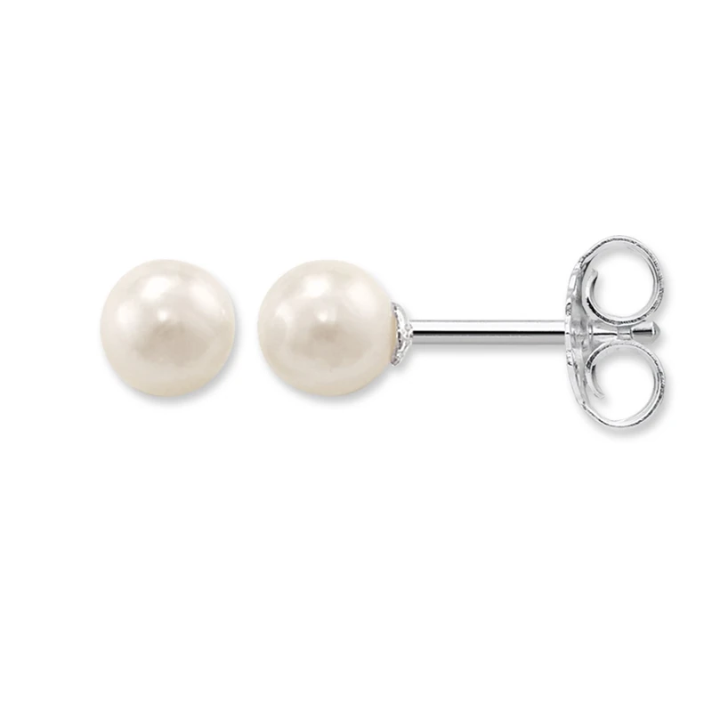 THOMAS SABO Pearl ear studs 925 Sterling Silver