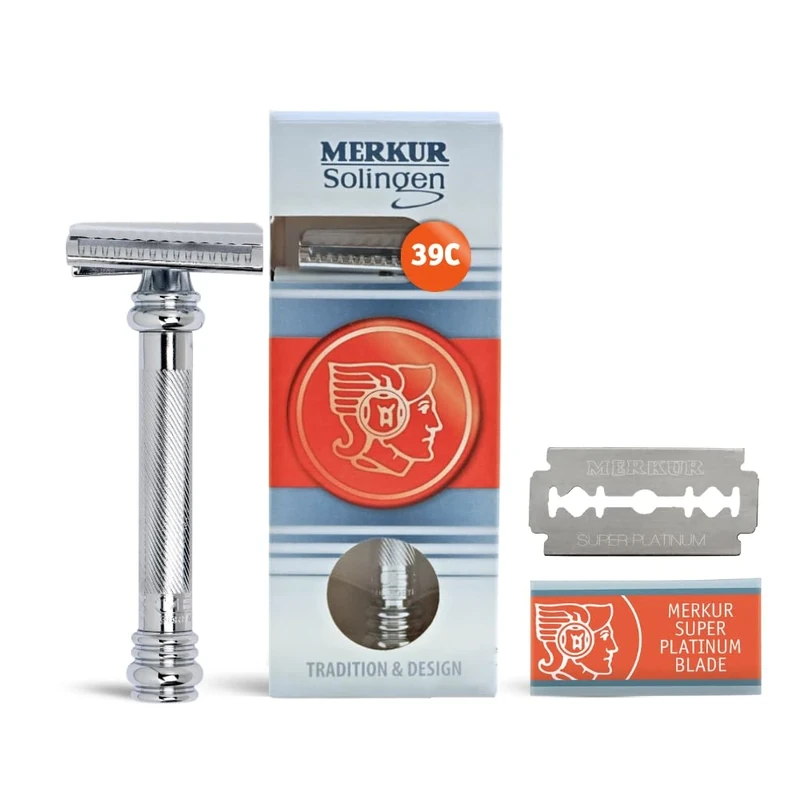 MERKUR DOVO Merkur Safety Razor 39C, Slant Bar
