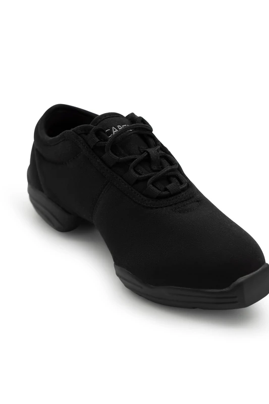 Capezio Canvas Dance Sneaker, Black, 9.5