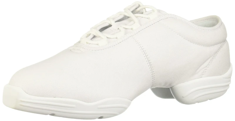 Capezio Women's Canvas Dance Sneaker, White, 7 UK