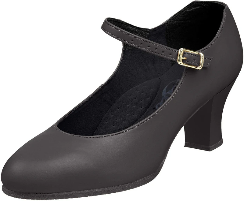 Capezio Women's Student Footlight Character Shoe,Black(Black),2 UK (34.5 EU)
