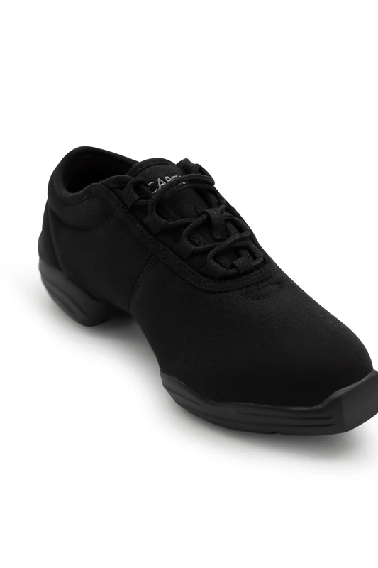Capezio Canvas Dance Sneaker, Black, 11.5