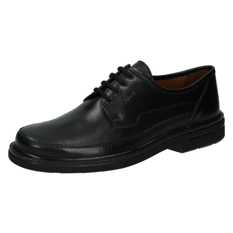 Sioux Sioux Marcel schwarz Lamm-Nappa Maurice Herren, Men’s Oxford, Black - BLACK, 10 UK (44.5 EU)