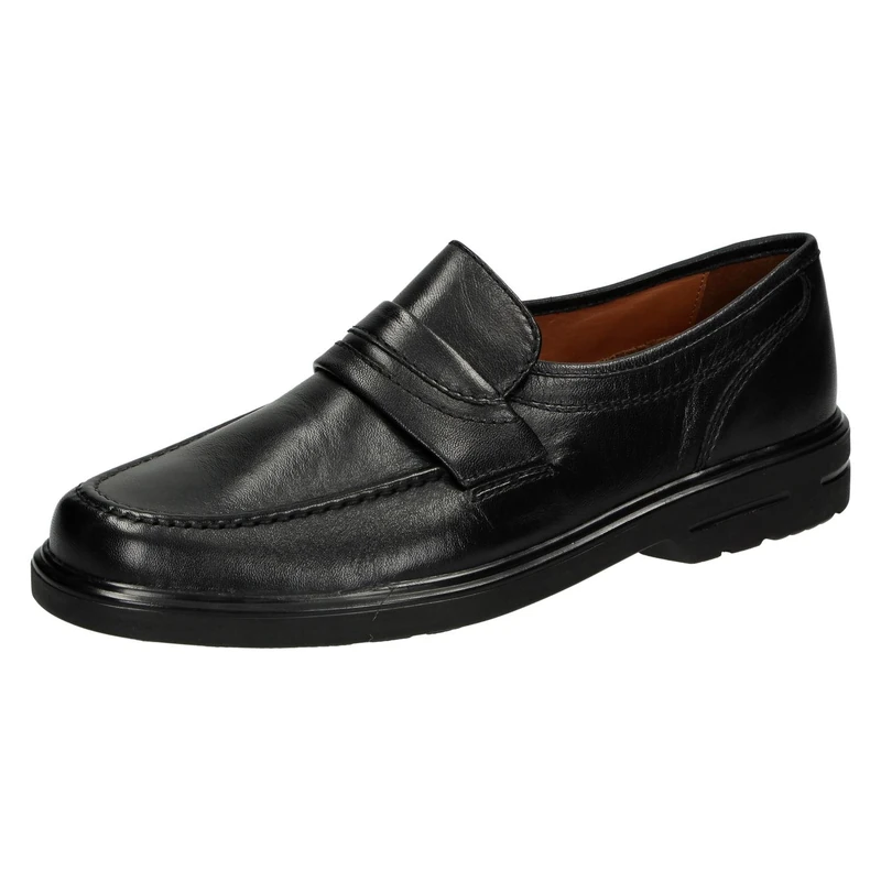 Sioux PERU, Men’s Slip-On Shoes, Black - black, 9 UK (43 EU)