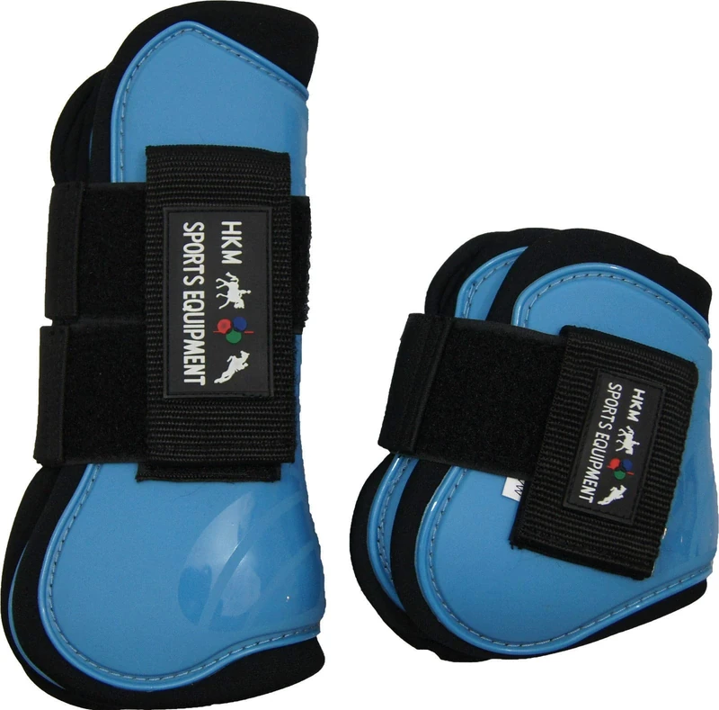 HKM Horse Boot-8566 Horse Boot 6491 babyblau/schwarz Pony