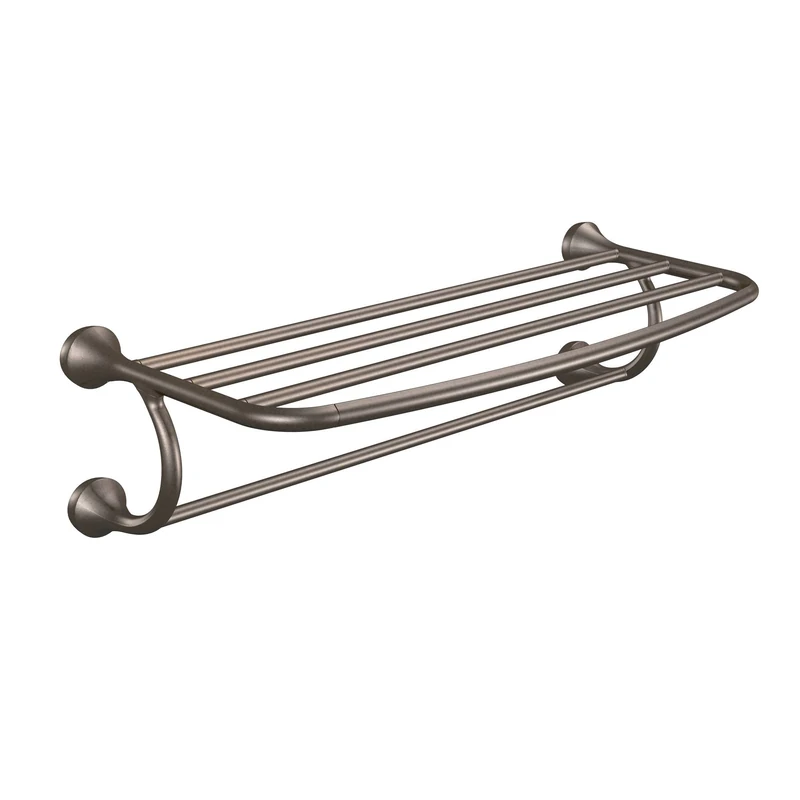 Moen YB2894ORB Eva Bathroom Hotel Towel Shelf, Oil-Rubbed Bronze