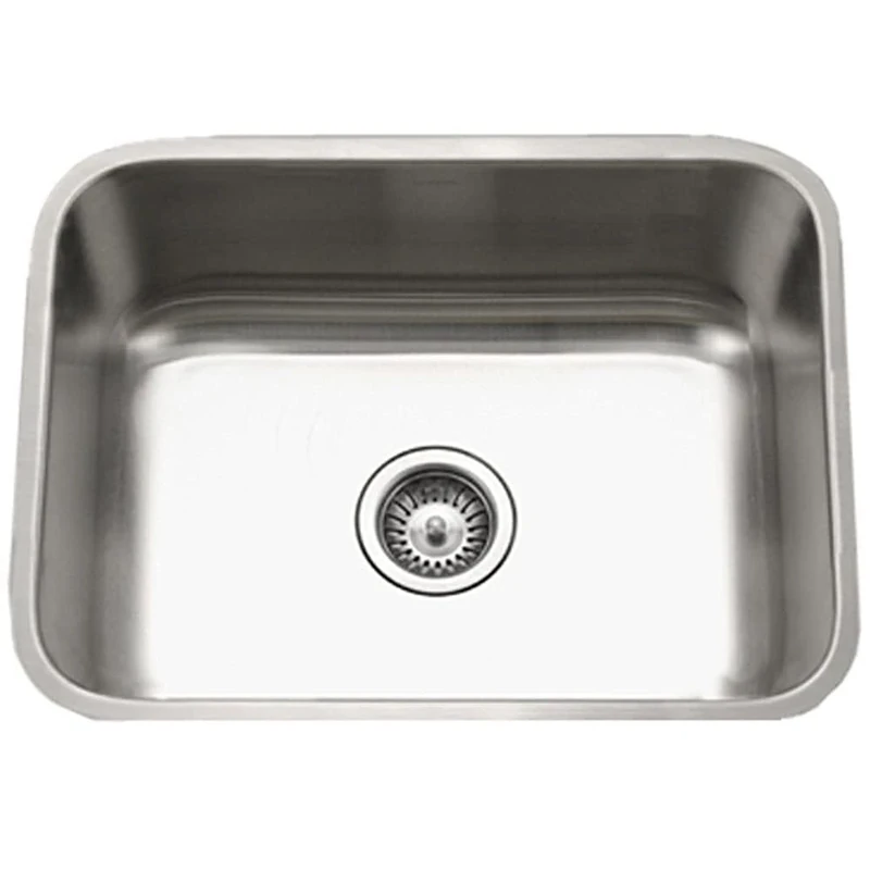 Houzer STS-1300-1 Eston Series Undermount Stainless Steel Single Bowl Kitchen Sink, 18 Gauge by HOUZER