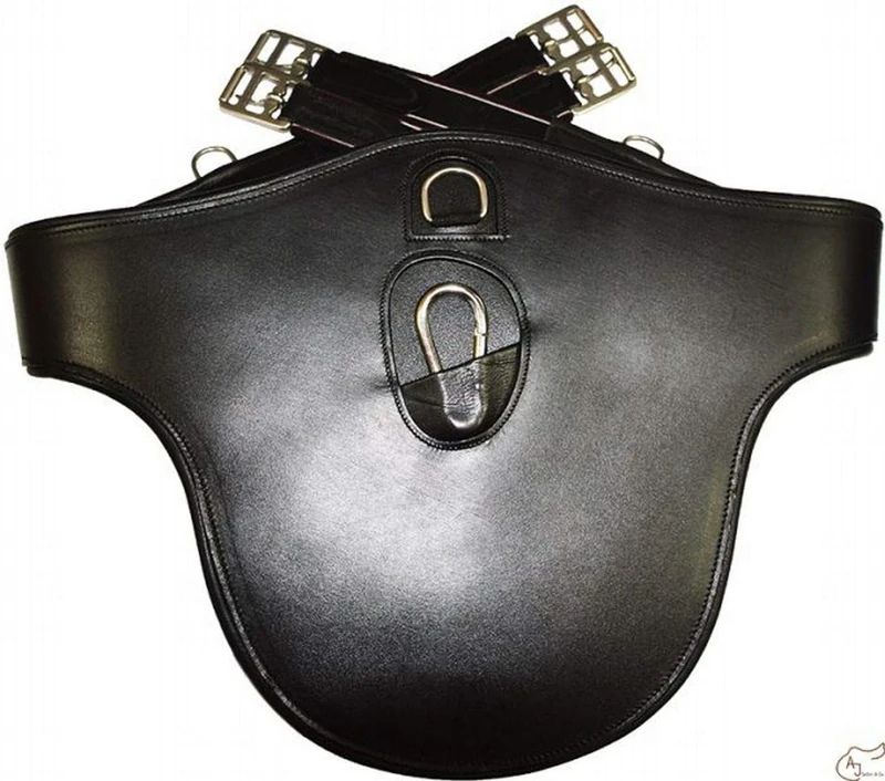 HKM 558048 Saddle Girth with Chest Protection M Brown