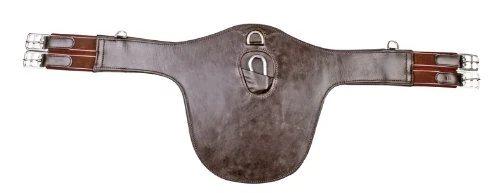 HKM 558049 Saddle Girth with Chest Protector, L, braun