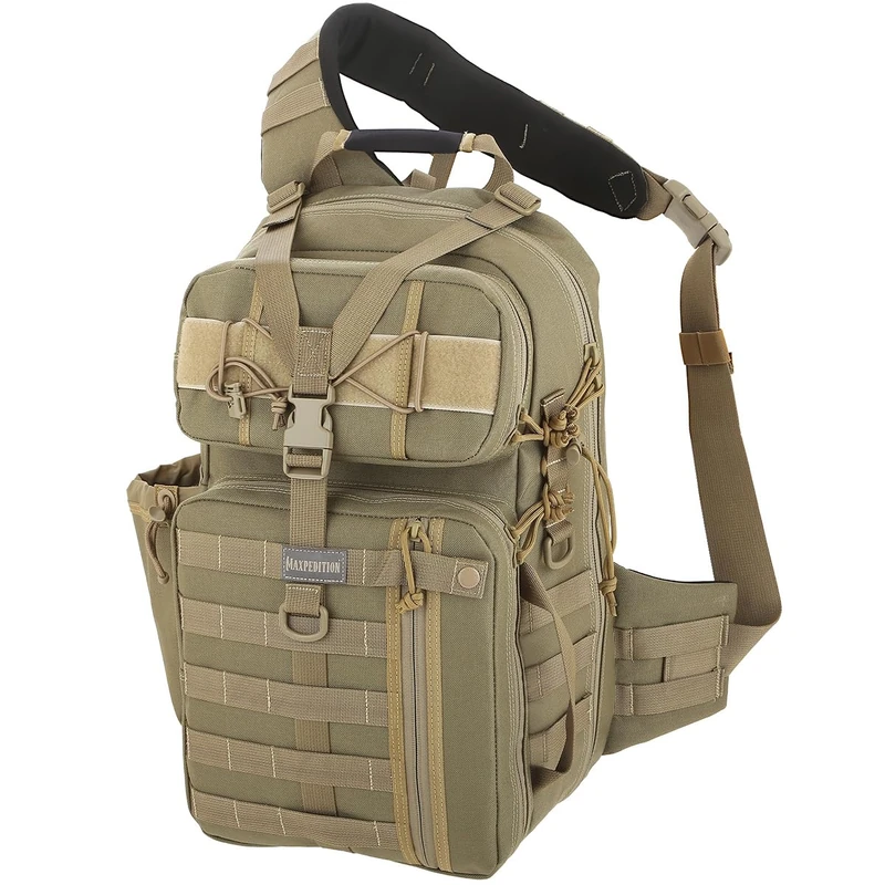 Maxpedition Kodiak Gearslinger Backpack - Khaki, 11lt