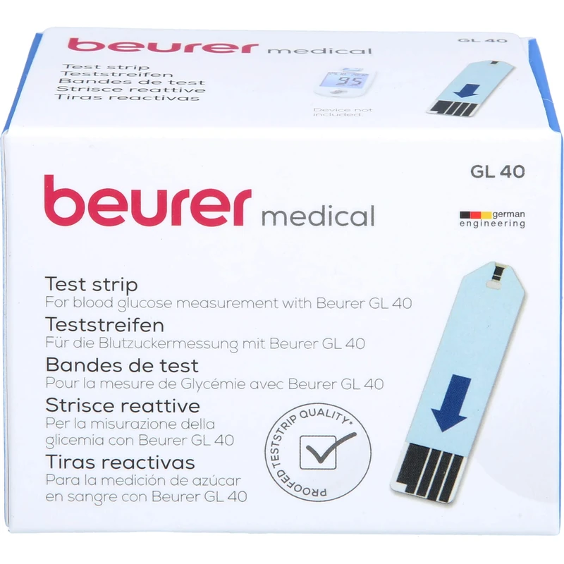 Beurer Glucose Test Strips for GL 40 - 50 Pieces