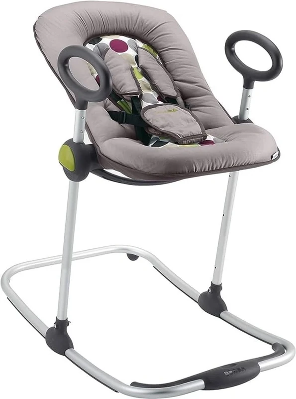 BÉABA - Up & Down I Baby Bouncer - Adjusts at the touch of a button - 4 Heights - 3 Tilt positions - for Babies and Children - Newborn insert - Ultra comfortable - Black