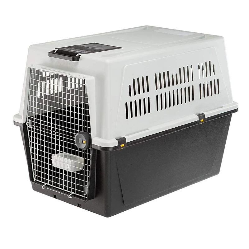 Dog Travel Kennel, Pet Kennel, Dog Crate Atlas 70 Professional, Safety Closing System, Aeration Grids, 68,5 X 101 X H 75,5 Cm.