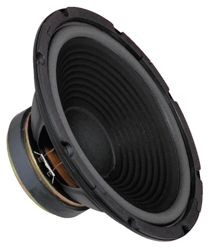 MONACOR SP-300P Woofer with Polar Core Bore, 100 Watts Rated Power and 8 Ohm Impedance Bass Speaker with Strong Paper Membrane 12 Inches - Black