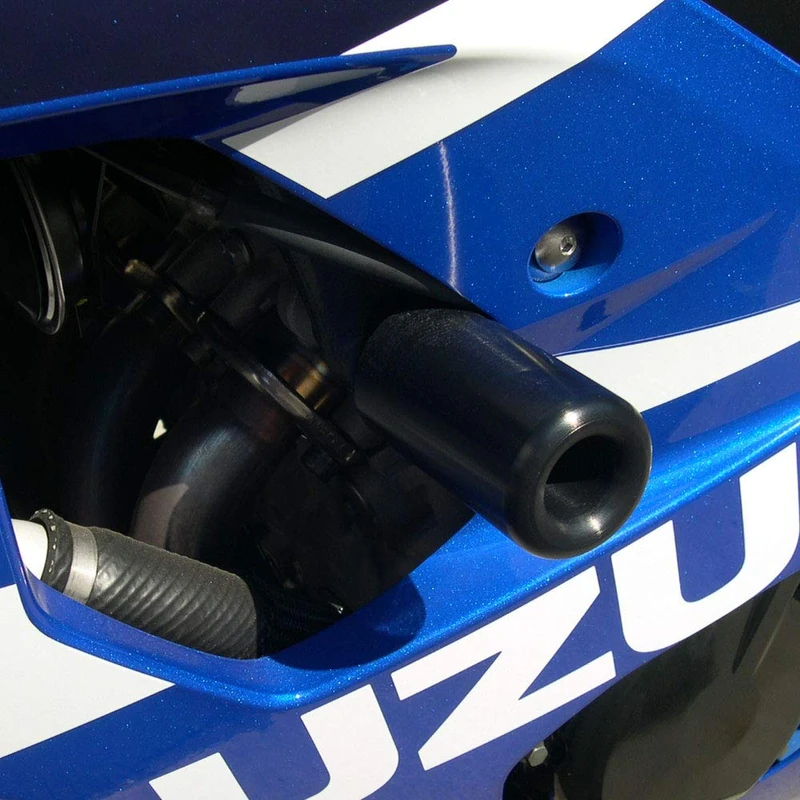 Shogun Motorsports 750-5409 No Cut Black Frame Sliders Suzuki GSXR600/750 - Image 1