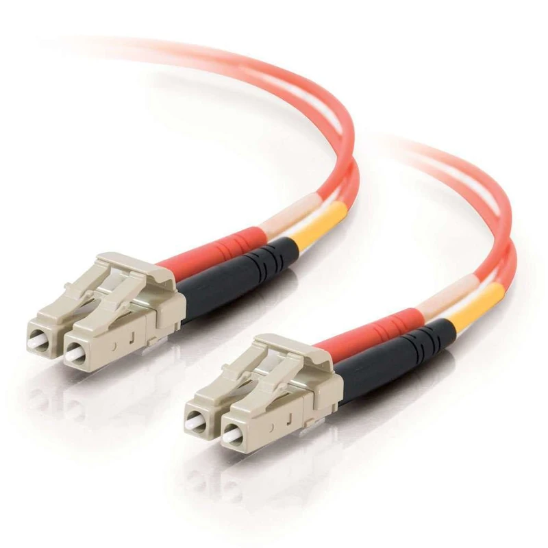 C2G 10m Fibre/Fiber Optic Cable for Fast Ethernet, Fiber Channel, ATM and Gibabit Patch Cable LSZH LC/LC Duplex Multimode Multimode 50/125 Fibre Cable