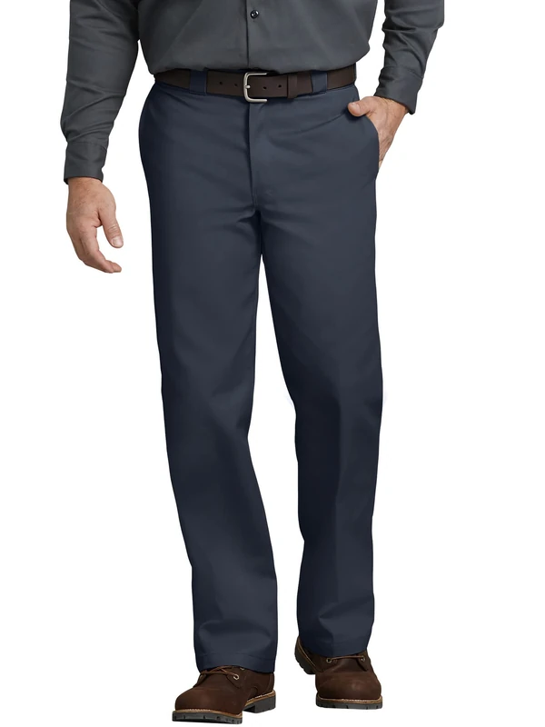 Dickies Men's Original 874 Work Utility Pants, Dark Navy, 33W / 32L - Image 1