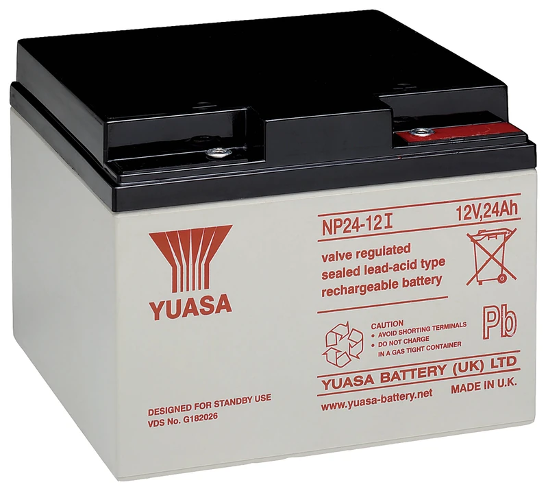 Yuasa NP24-12I Lead Battery 12 V (M5 Thread)