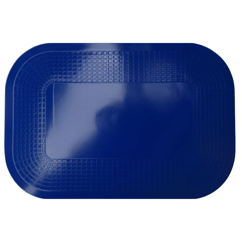 DYCEM Non Slip Rectangular Pad 38 x 45 cm , Blue , Precut Adhering Pad , Grip Assistance , Non-Toxic , Prevents Objects From Sliding or Rolling , Ideal for Cups , Plates , & Eating Utensils