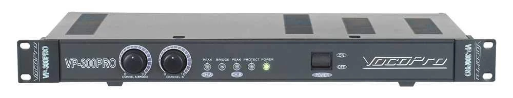 VocoPro VP-300 PRO Single Space 300W Professional Power Amplifier