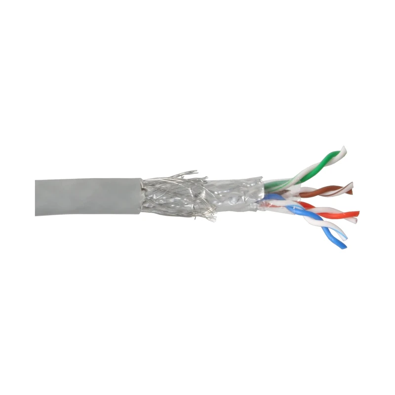 InLine® Cat. 5e Patch Cable Ethernet Cable S-FTP, AWG24, CU, PVC grau 100 m